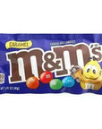 Caramel M&M's Candy: 24-Piece Display