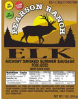 Pearson Ranch Jerky Elk Hickory Smoked Summer Sausage (7 oz.)