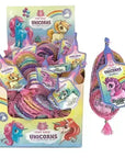Rainbow Pony Unicorn Foiled Milk Chocolate Coins in Mesh Bags: 18-Piece Box