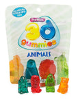 3D Gummy Animals Candy Bags: 10-Piece Set
