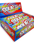 Face Twisters Sour Taffy Combo - Blue Raspberry & Cherry: 48-Piece Display