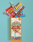 Classic Nostalgic 1970's Candy Gift Box: 6-Piece Case