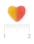 Gummy Sour Peach Hearts: 5LB Bag