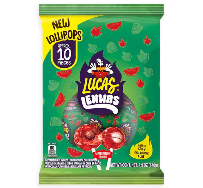 LUCAS CO WEEKEND ルーカス Lucas Lenwas Spicy Watermelon Lollipop Peg Bag: 6-Piece Case