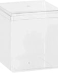 Clear Acrylic Boxes 3"X3"X3" 12 Pack