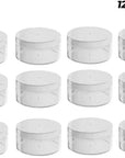 Clear Acrylic Boxes Round 4"X2" 12 Pack