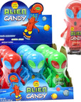 Alien Twist-N-Lik Candy: 12-Piece Display