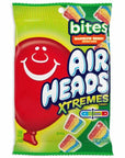 AirHeads Xtremes Bites Mini Sour Candy Belts - Rainbow Berry: 9-Ounce Bag