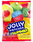 Jolly Rancher Misfits 2-in-1 Gummies Candy Peg Bag: 12-Piece Case