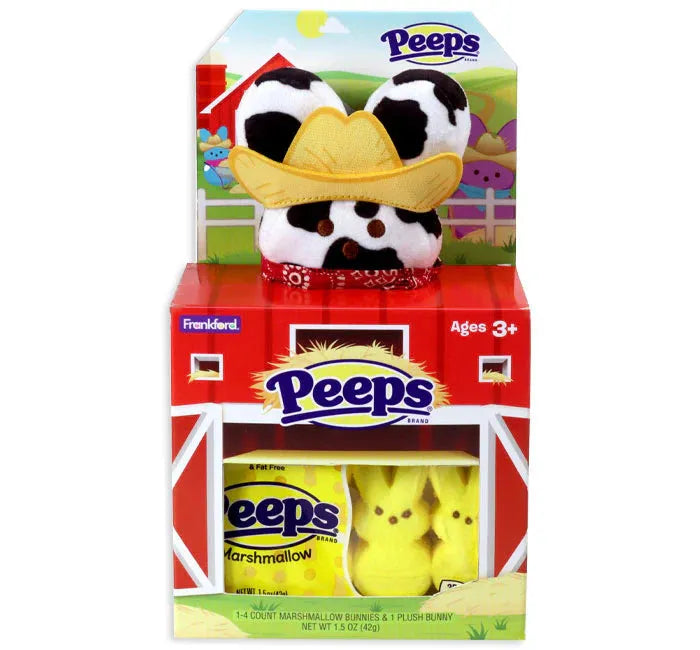 Peeps Plush Bunny Gift Set - Farm House: 6-Piece Case  display picture 2