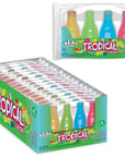 Nik-L-Nip Wax Bottles Candy 4-Packs - Tropical: 18-Piece Box