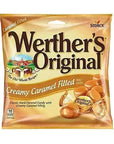 Werther's Original Creamy Caramel Filled Hard Candy 2.65 Peg Bags: 12-Piece Case