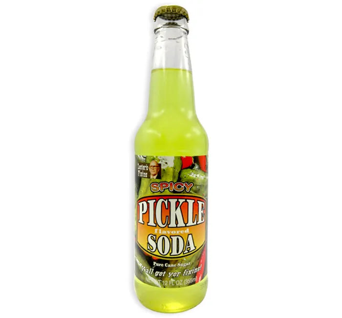 yucky30ml×6 Lesters Fixins Soda - Spicy Pickle Juice: 24-Piece Case – Candy