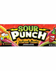 Sour Punch Straws 4.5-Ounce Trays - Scorchin' Hot: 12-Piece Box