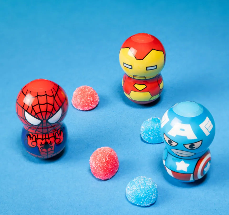 Finders Keepers Marvel Flipperz with Gummy Candy: 24-Piece Box