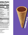 A’cappella Chocolate Truffle Cones: 6-Pack
