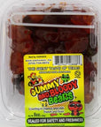 Alamo Candy Gummy & Bloody Bears Tubs: 24-Piece Case