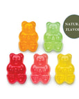 Albanese 5 Natural Flavor Gummi Bears: 5LB Bag