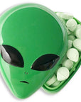 Alien Head Sour Candy Tins: 12-Piece Box