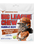 Big League Chew Bubble Gum Packs - Longhorns: 15-Piece Box