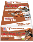 Big League Chew Bubble Gum Packs - Longhorns: 15-Piece Box