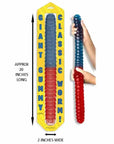 Blue & Red 2LB Giant Gummy Worm: 10-Piece Case