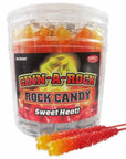 CINN-A-ROCK Rock Candy Sticks: 36-Piece Tub