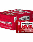 Wiley Wallaby Classic Red Mini Licorice Bites Packs: 18-Piece Box