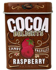 Cocoa Delights Raspberry Candy Pastilles: 12-Piece Box