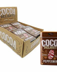 Cocoa Delights Peppermint Candy Pastilles: 12-Piece Box