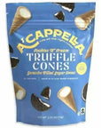 A'cappella Cookies & Cream Truffle Cones: 6-Pack