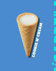 A'cappella Cookies & Cream Truffle Cones: 6-Pack
