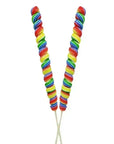 Twisty Rainbow Swirl 9-Inch Lollipops: 48-Piece Display