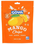 Goya Mango Fruit Chips: 6-Piece Case