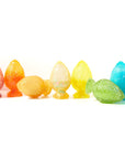 Pure Sugar Hollow Hard Candy - Crystal Eggs filled with Candy Pearls