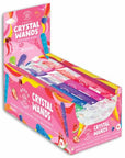 Assorted Wrapped Crystal Rock Candy Sticks: 18-Piece Box