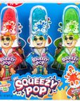 Squeezy Pop Lollipop & Gel Candy: 12-Piece Display