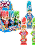 Squeezy Pop Lollipop & Gel Candy: 12-Piece Display