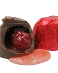 Asher's Red Foil Wrapped Milk Chocolate Cherry Cordials: 6LB Box