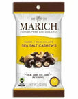Dark Chocolate Sea Salt Cashews Peg Bags: 12-Piece Case