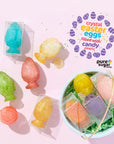 Pure Sugar Hollow Hard Candy - Crystal Eggs filled with Candy Pearls - Candy Warehouse