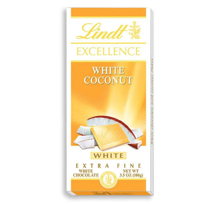 Lindt Excellence White Chocolate Coconut Candy Bars 12 Piece Case lindt-excellence-white-chocolate-coconut-candy-bars-12-piece-case