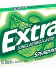 Extra Spearmint Sugar Free Gum: 10-Piece Box