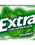 Extra Spearmint Sugar Free Gum: 10-Piece Box
