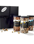 Funky Chunky Triple Flavor Gift Pack Sea Salt Chip Peanut Butter: 19-Ounce Tall Canisters