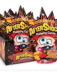 AfterShocks Popping Candy with Gummy Fruity Fries - Cherry: 16-Piece Box