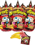 AfterShocks Popping Candy with Gummy Fruity Fries - Cherry: 16-Piece Box