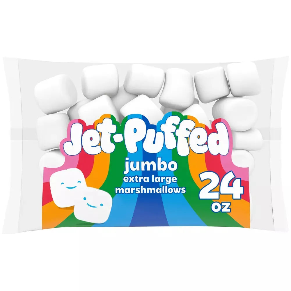 Jet-Puffed Jumbo Extra Large Marshmallows: 24-Ounce Bag – Candy