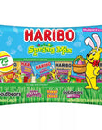 Haribo Easter Spring Mix Gummy Candy Fun Packs: 75-Piece Bag