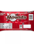 Mounds Snack Size Candy Bars: 18-Piece Bag
